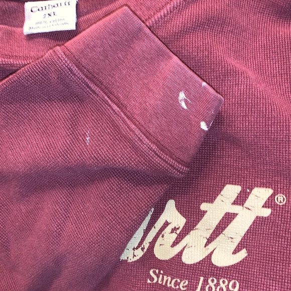 Carhartt Long Sleeve Waffle Men’s Size 2XL - Picture 6 of 6